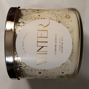 WINTER BBW BATH & BODY WORKS BBW 3-WICK CANDLE 14.5oz